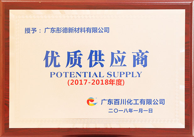 优质供应商-2018